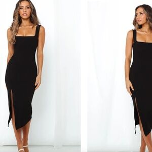 Hello Molly MIDI DRESS BLACK
